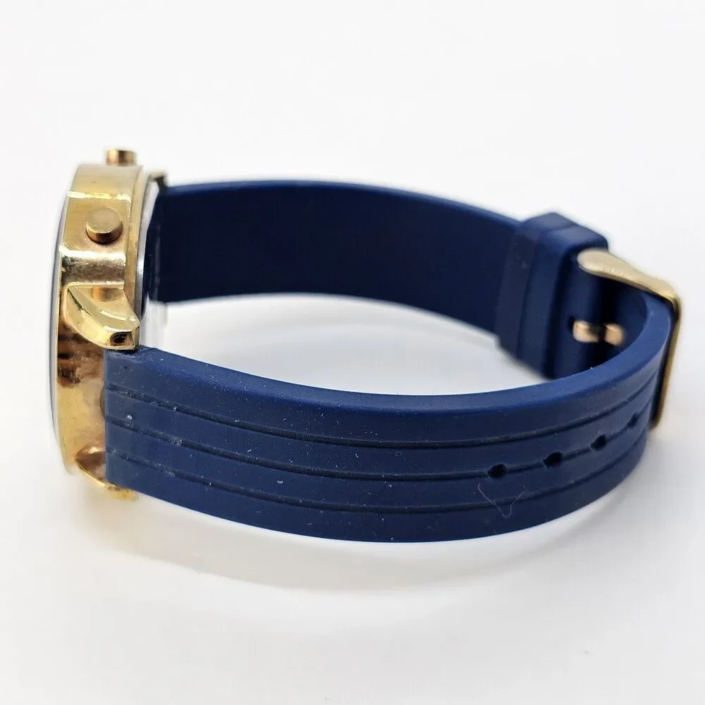 Sketchers Unisex Watch 40MM Rose Gold Blue‎ Gray Case Blue Plastic Bands